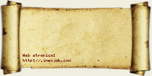 Zorana Galjković vizit kartica